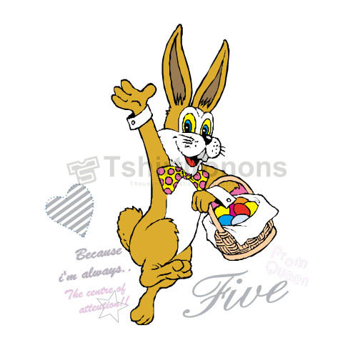 Rabbit T-shirts Iron On Transfers N6883 - Click Image to Close